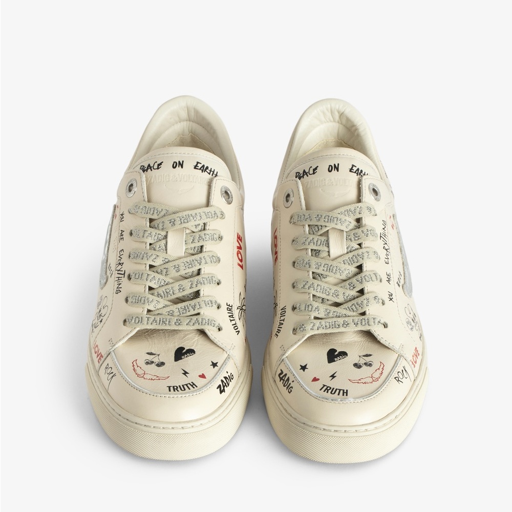 Zadig & Voltaire Fly on Love Sneakers - Picture 7 of 11